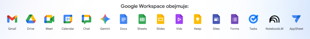 Google Workspace używa ponad 2 mld użytkowników i 60% firm Fortune 500. Poznaj narzędzia pakietu: Gmail, Meet, Dokumenty, Dysk i wbudowane AI. Transfer domeny do Google Workspace nie jest konieczny.